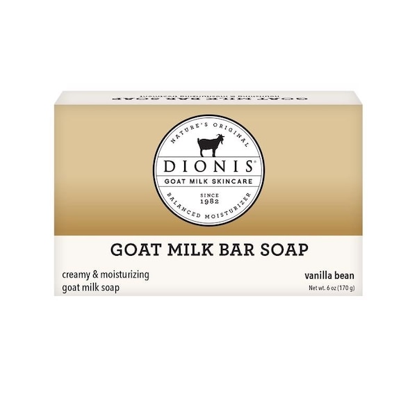 Dionis Dionis Goat Milk Vanilla Bean Scent Soap Bar 6 oz 1 pk C33461-6 - main